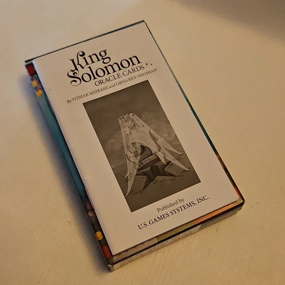 RARE King Solomon Oracle Cards by Itzhak Mizrahi and Orna Ben-Shoshan RARE King Solomon Oracle Cards by Itzhak Mizrahi and Orna Ben-Shoshan